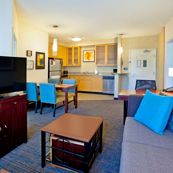 Kitchen view of Residence Inn by Marriott Baltimore Hunt Valley