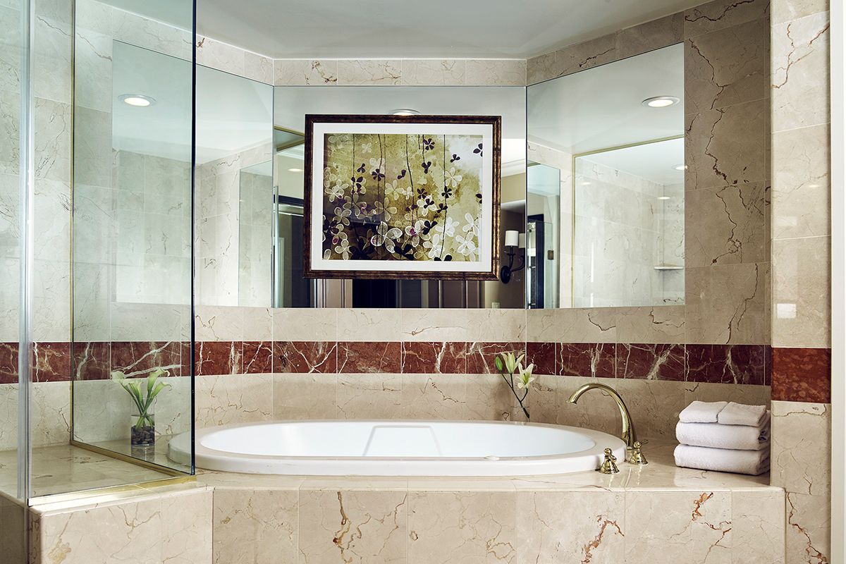 חדר רחצה נוף של null הממוקם ב null. תמונה שסופקה על ידי מידע רשמי על המלון