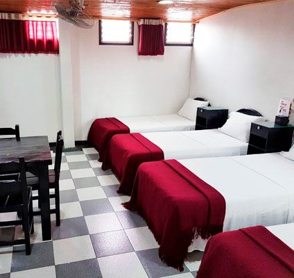 هوتل لاس رامباس - ميديلين - غرفة نوم