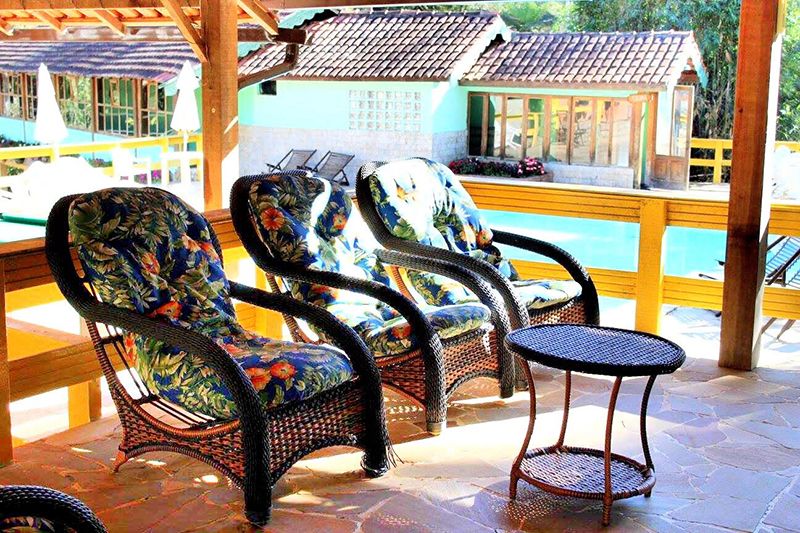 Hotel da Inês - Visconde de Maua - פטיו