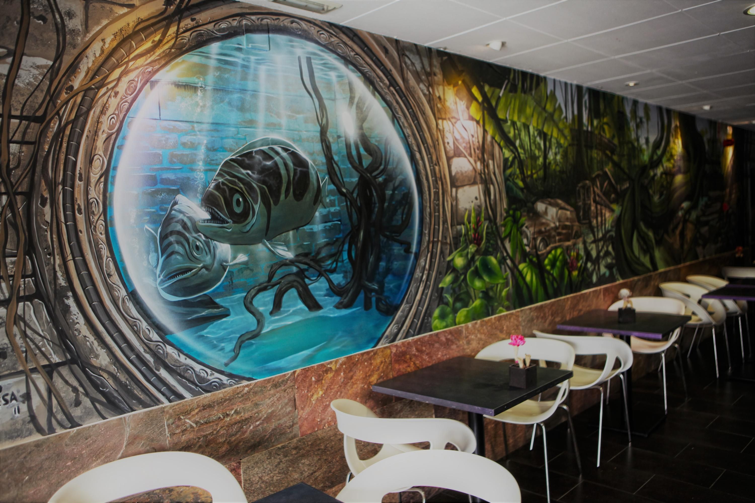 Miranda Hostal - Blanes - Restaurante