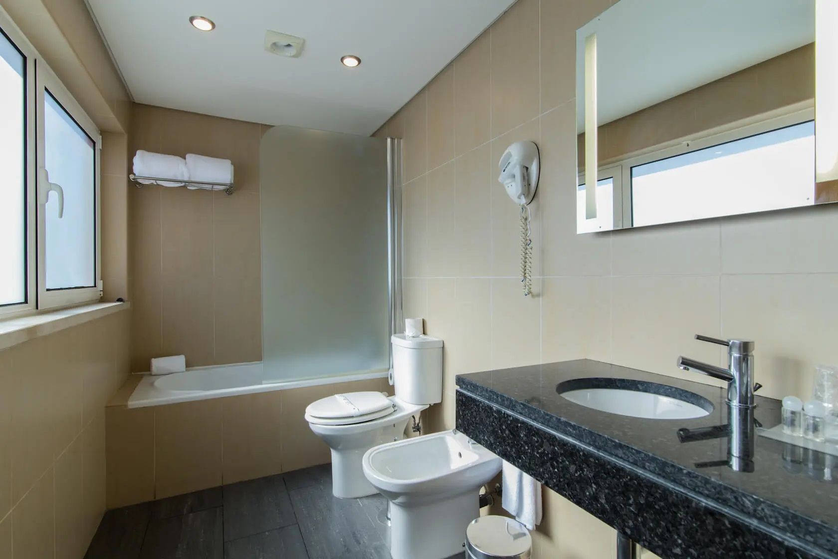 Bathroom view of null, located in null. Image provided by Official Hotel Information