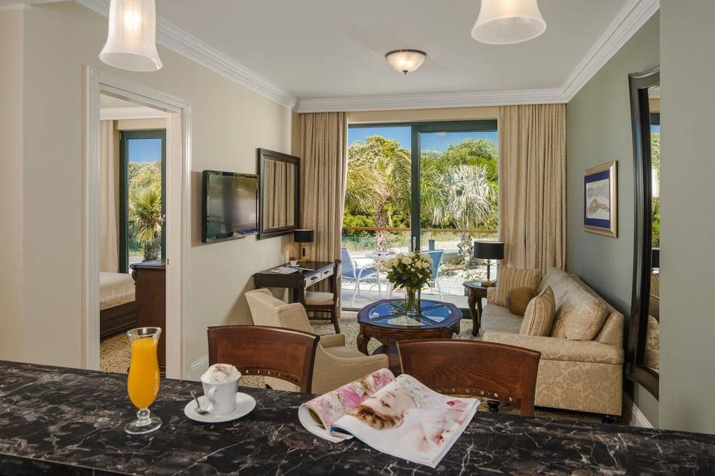 Living room view of Royal Princess Hotel