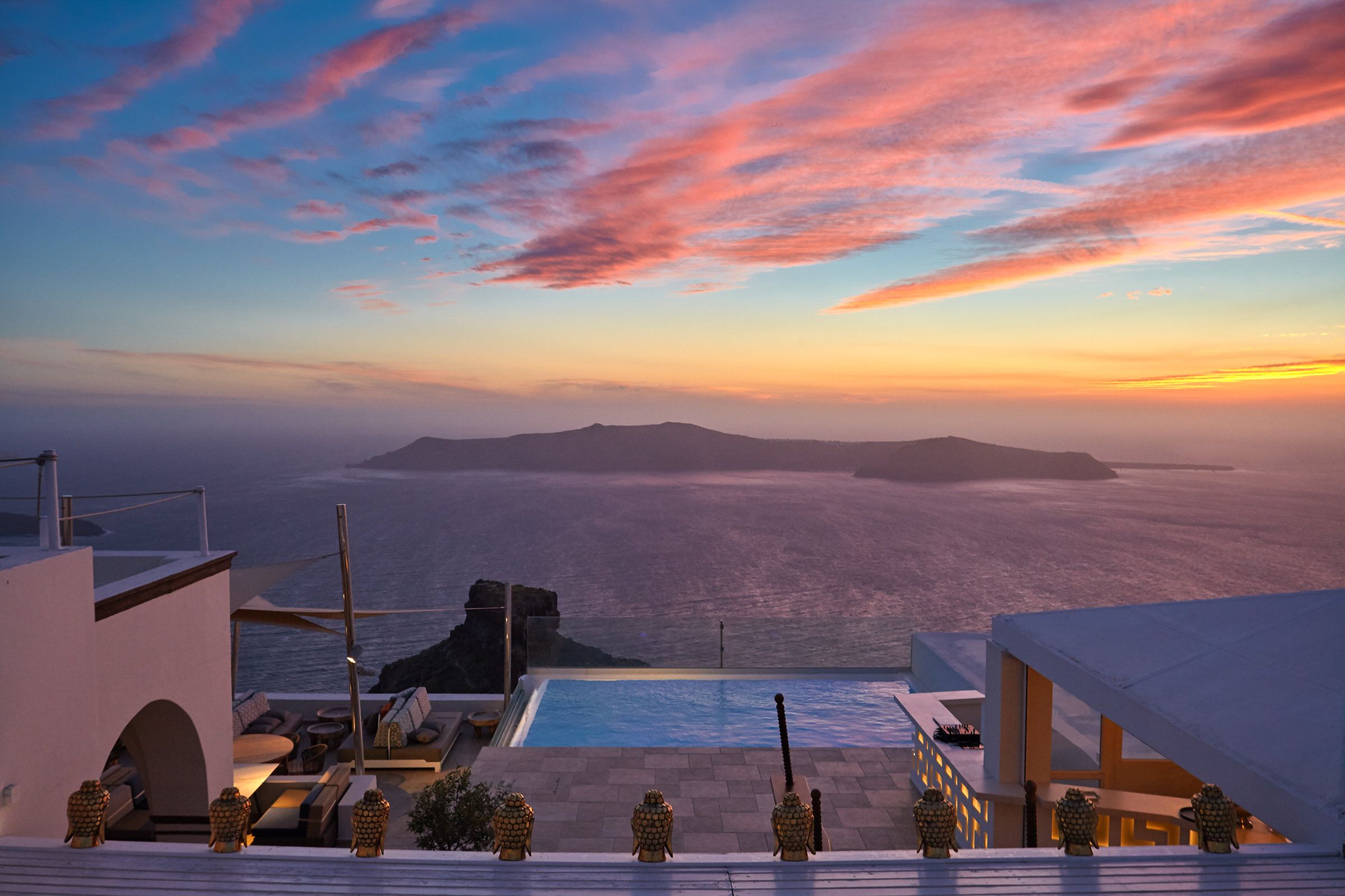 拉馬耳他酒店 - 聖托里尼 - 希拉 - 游泳池