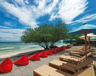 Jambuluwuk Oceano Resort Gili Trawangan - Pemenang - Strand