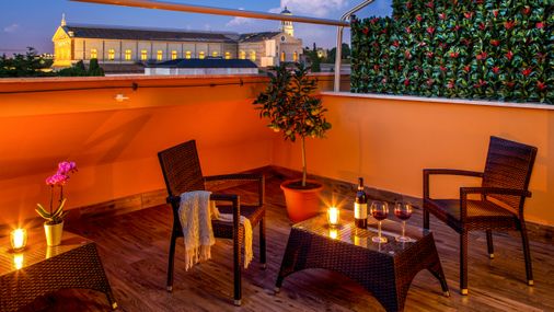 Hotel San Paolo Roma - Rom - Balkon