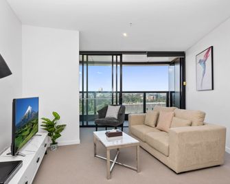 بريزبن سكاي تاور - بريسبان - غرفة معيشة