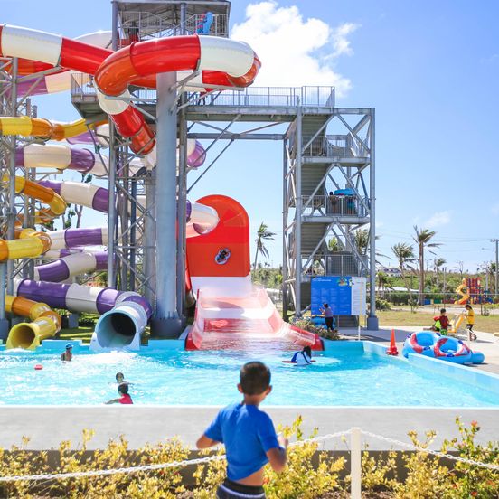 Pool view of Pacific Islands Club Saipan