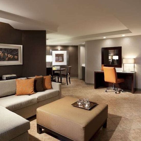 Living room view of Hyatt Palm Springs