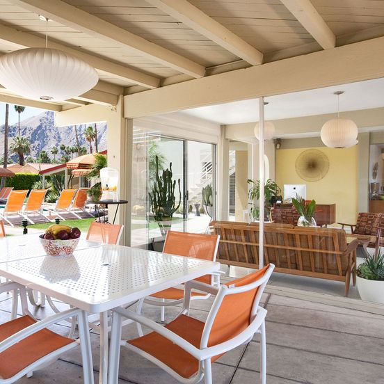 Patio view of Del Marcos Hotel, A Kirkwood Collection Hotel