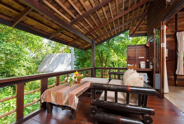 سينسي بارادايس بيتش ريزورت - كو تاو - شرفة