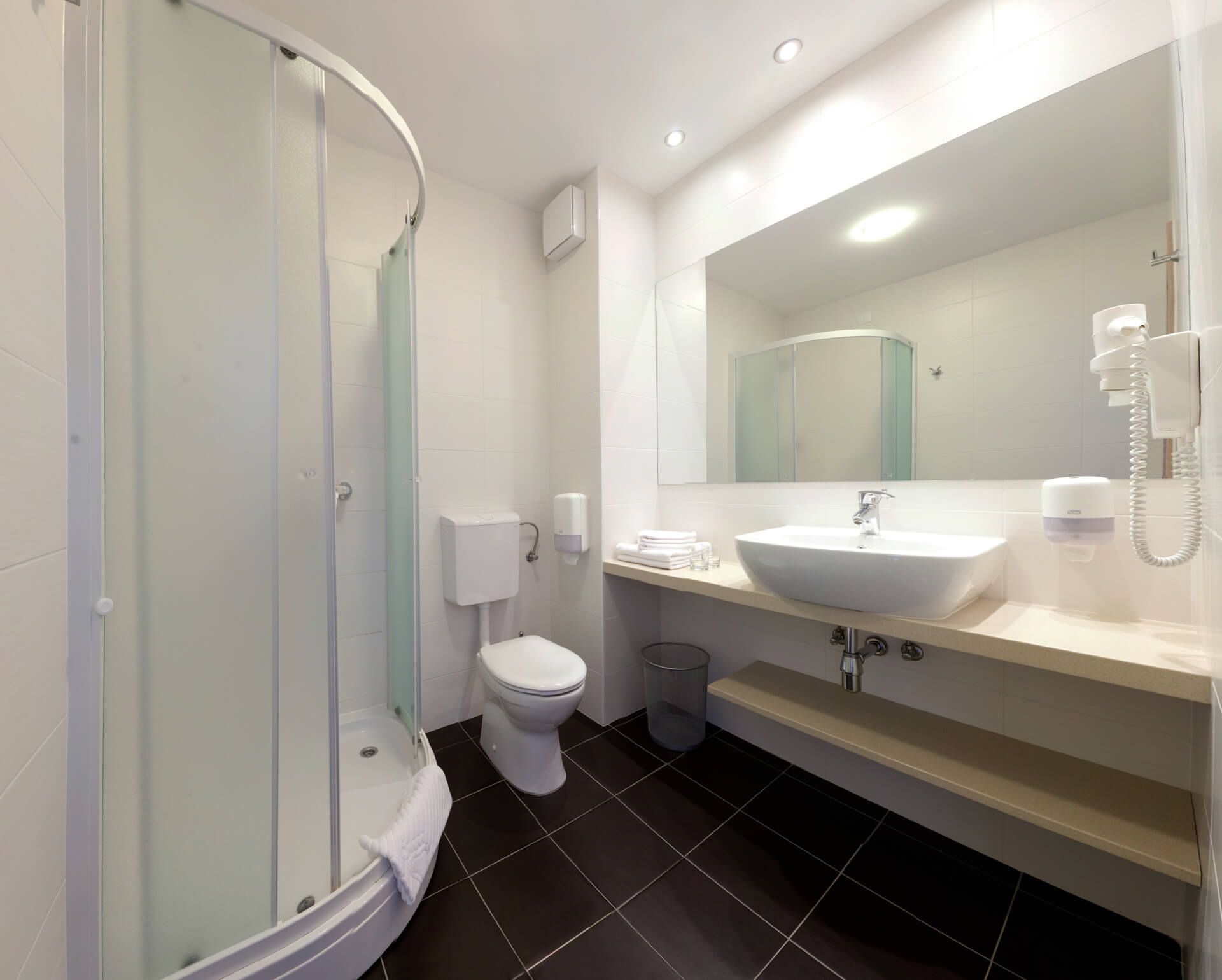 Bathroom view of Hotel Adria