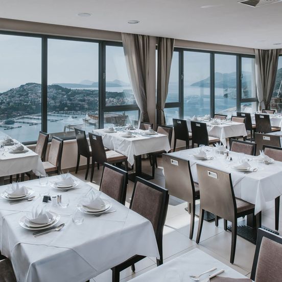 Restaurant view of Hotel Adria