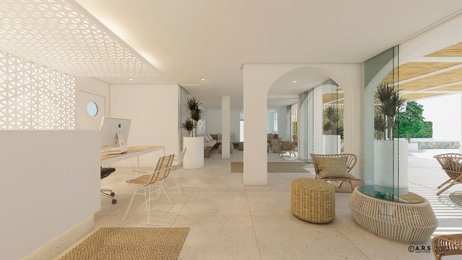 카레마 비치 메노르카 - 시우타데야 - 프론트 데스크