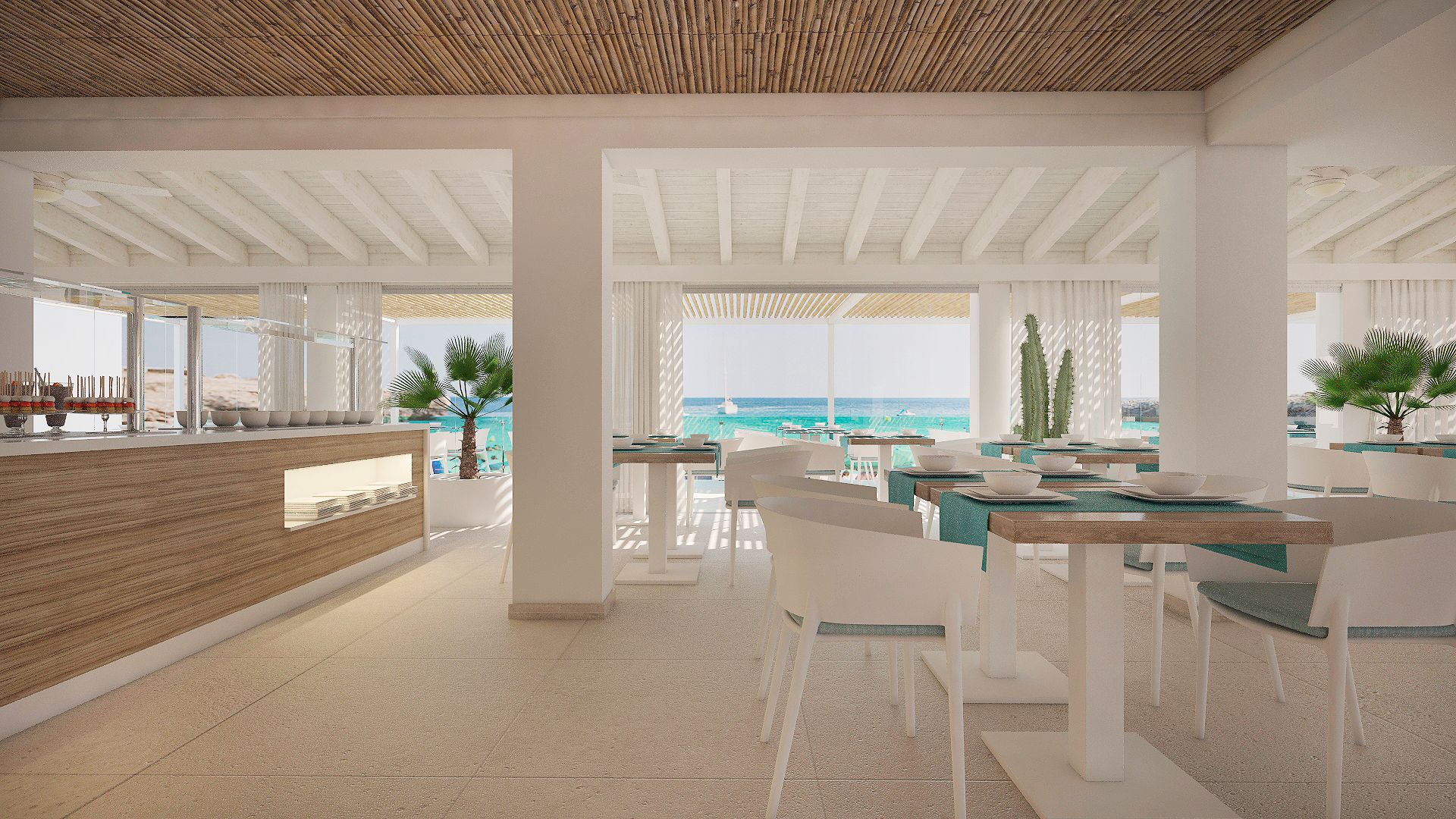 카레마 비치 메노르카 - 시우타데야 - 레스토랑