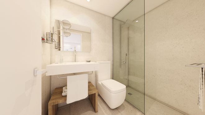 카레마 비치 메노르카 - 시우타데야 - 욕실