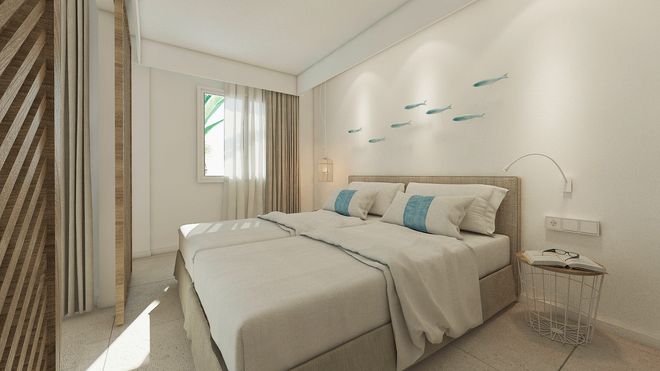 카레마 비치 메노르카 - 시우타데야 - 침실