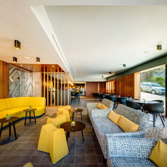 Lounge view of Apex City of Edinburgh Hotel