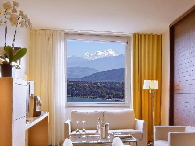 Intercontinental Hotels Geneve - Genebra - Sala de estar