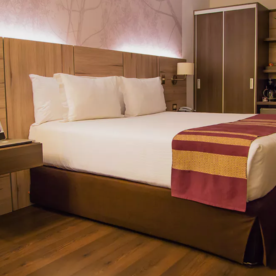 Bedroom view of Aku Hotels