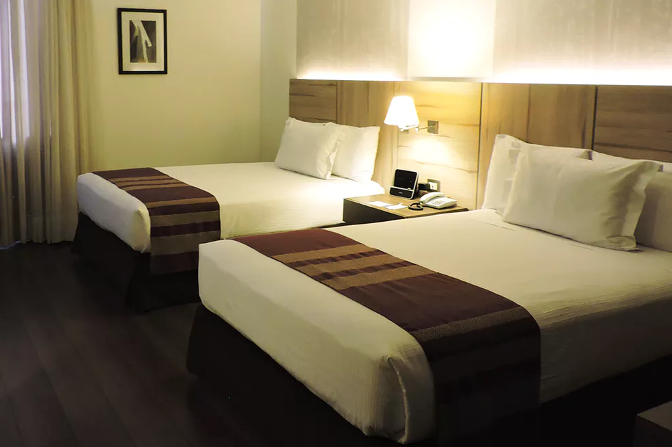 Bedroom view of Aku Hotels