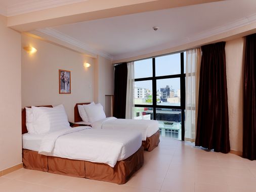 チャンパ セントラル ホテル - マレ - 寝室