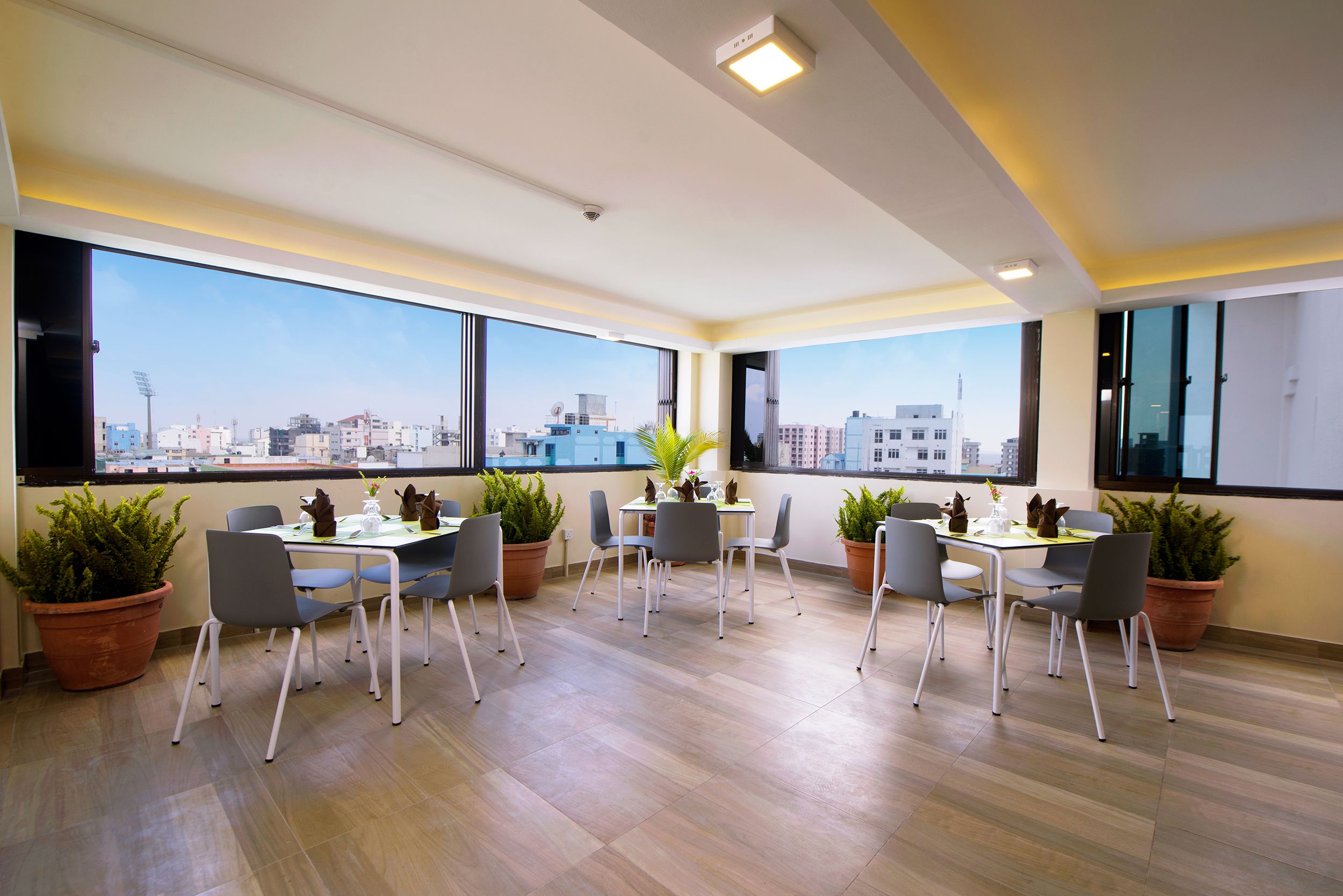 チャンパ セントラル ホテル - マレ - レストラン