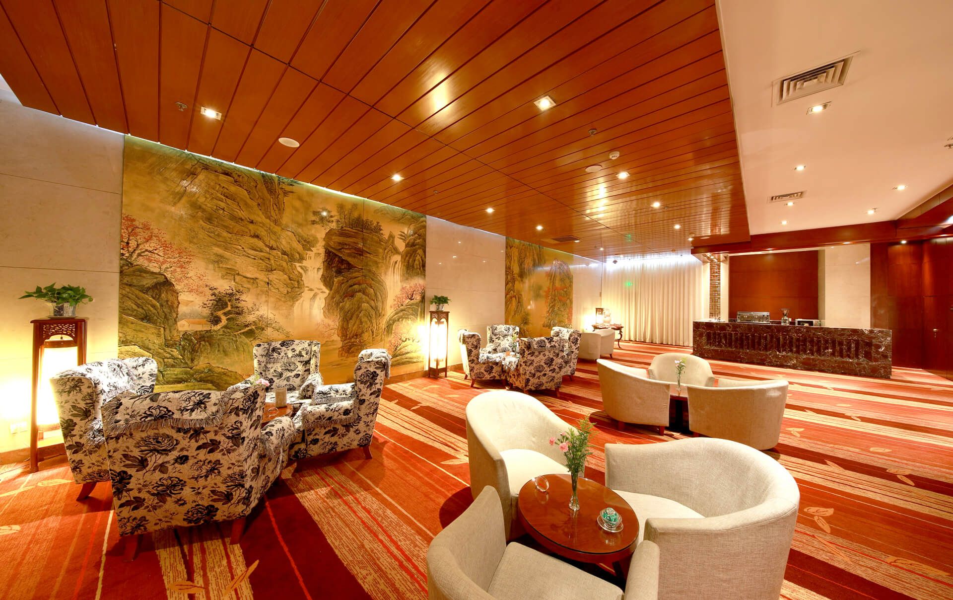 Lobby view of Avic Hotel Beijing