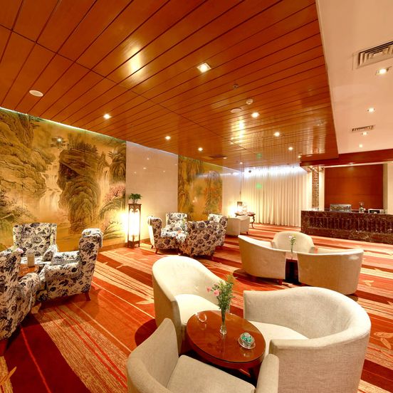 Lobby view of Avic Hotel Beijing