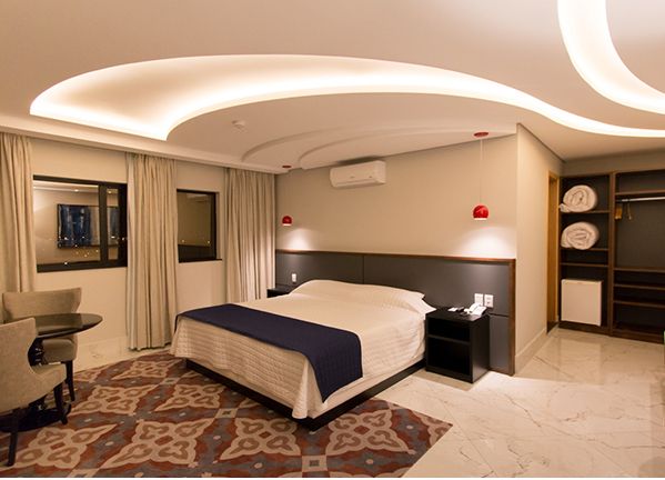 Adria Premium Hotel - Guarapuava - Slaapkamer