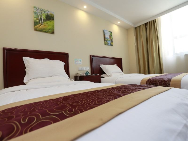 Greentree Inn Nanjing Jingwu Road Yueyuan Express Hotel - نانجينغ - غرفة نوم