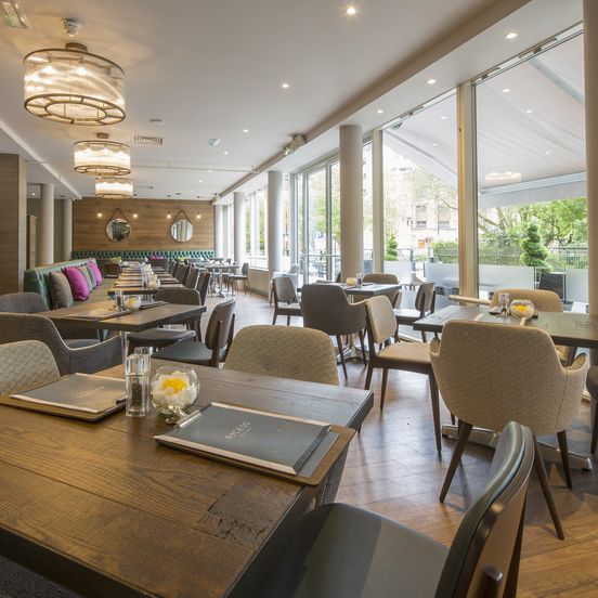 Lounge view of Hilton Garden Inn Bristol City Centre