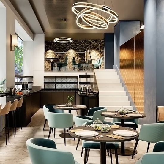 Restaurant view of Leonardo Boutique Hotel Budapest M-Square