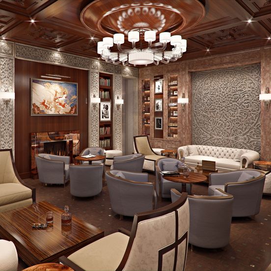 Lounge view of Grand Hotel Kempinski Riga