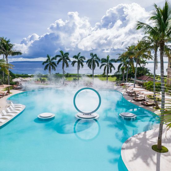 Pool view of Coral Ocean Resort