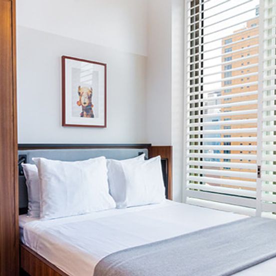 Bedroom view of Pod Times Square