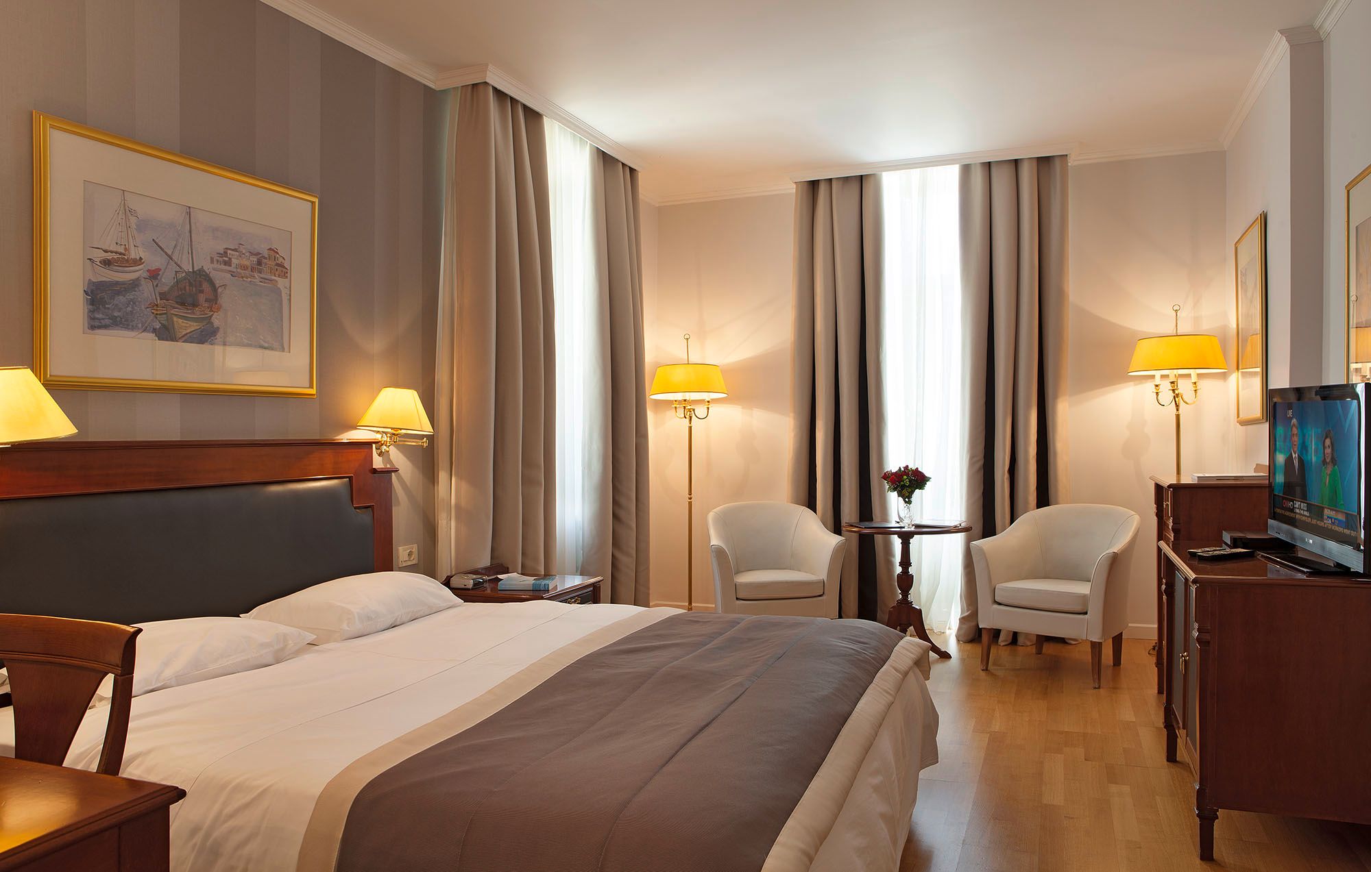 Bechet Theoxenia Hotel - Atina - Yatak Odası