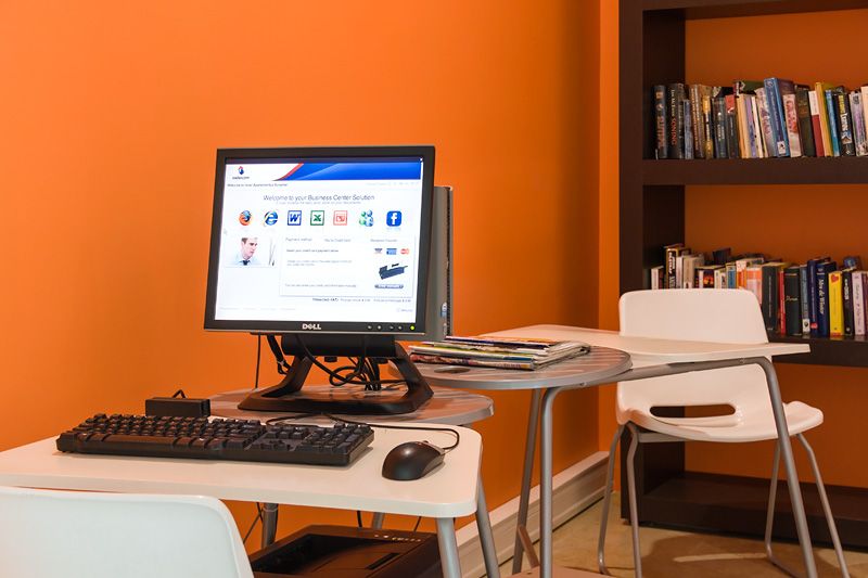 Vista Centro de negócios do null localizado em null. Imagem fornecida por Informações Oficiais do Hotel