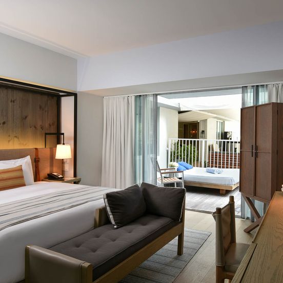 Bedroom view of Hotel Victor