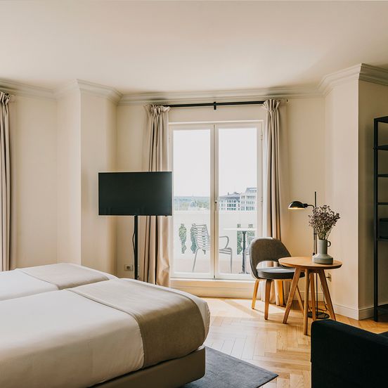 Bedroom view of Dear Hotel Madrid