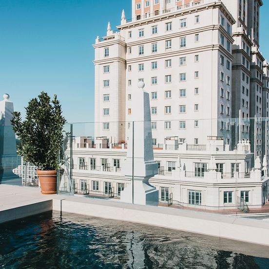 Pool view of Dear Hotel Madrid