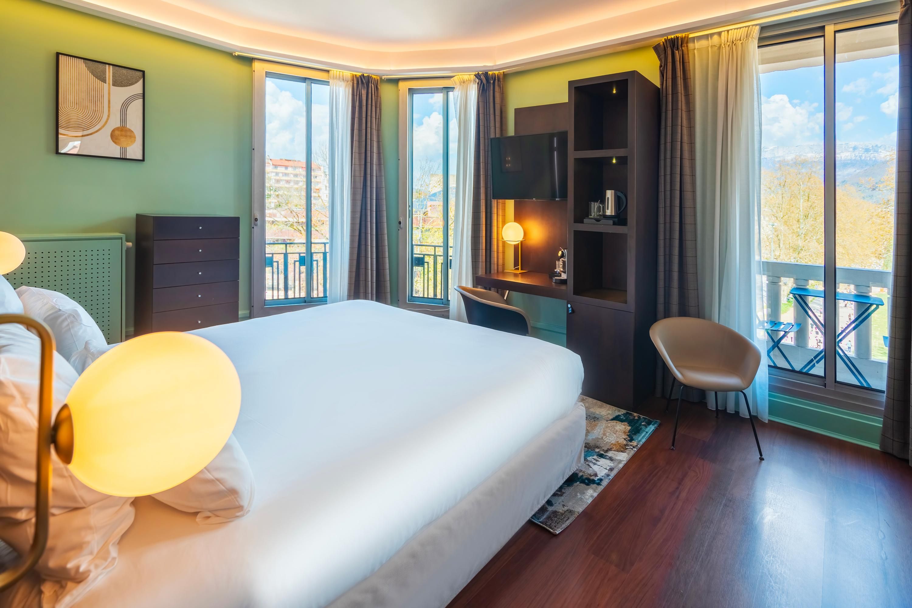 Le Splendid Hotel Lac D'Annecy - Handwritten Collection - אנסי - חדר שינה