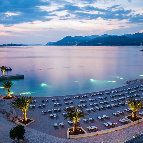 Beach view of Valamar Lacroma Dubrovnik Hotel