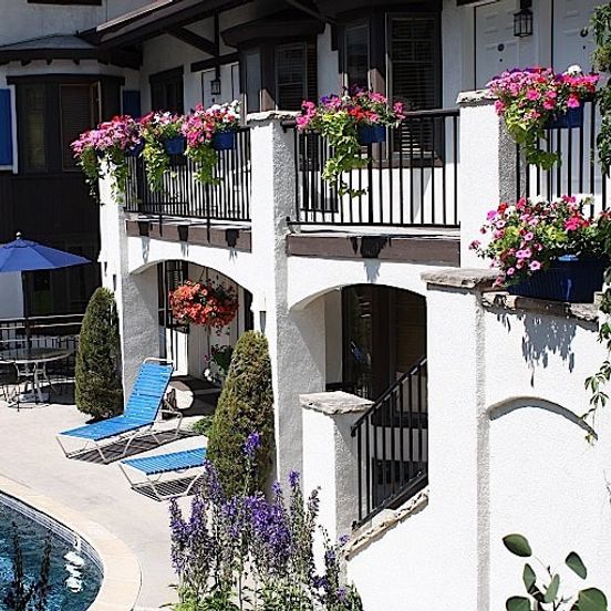 Outdoors view view of St Moritz Lodge and Condominiums