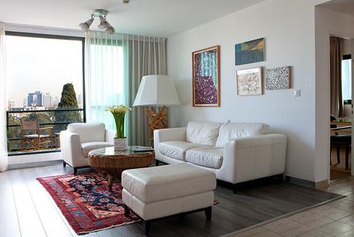 The Diaghilev Live Art Suites Hotel - Tel Aviv - Living room