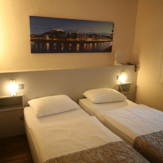 Bedroom view of Altstadt Hotel Hofwirt Salzburg