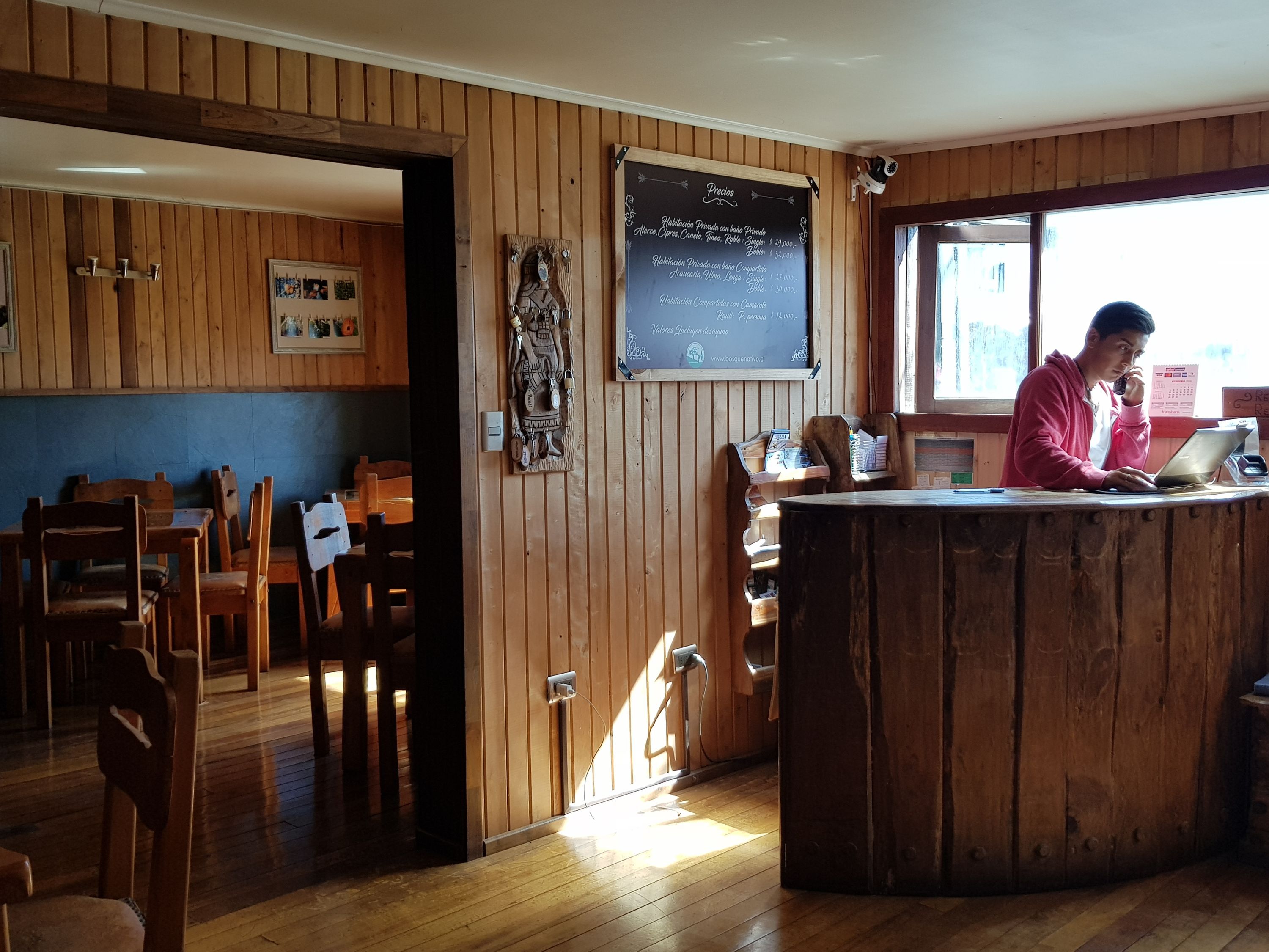 Hostel Bosque Nativo - Valdivia - Front desk