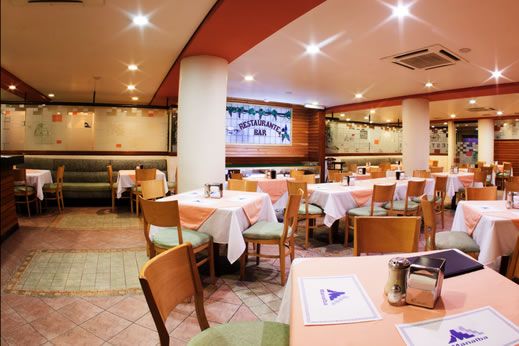 Restaurant view of Hotel Manalba