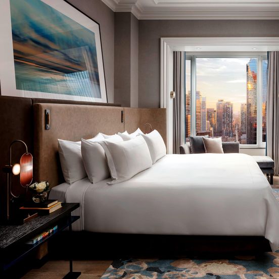 Bedroom view of The St. Regis Toronto