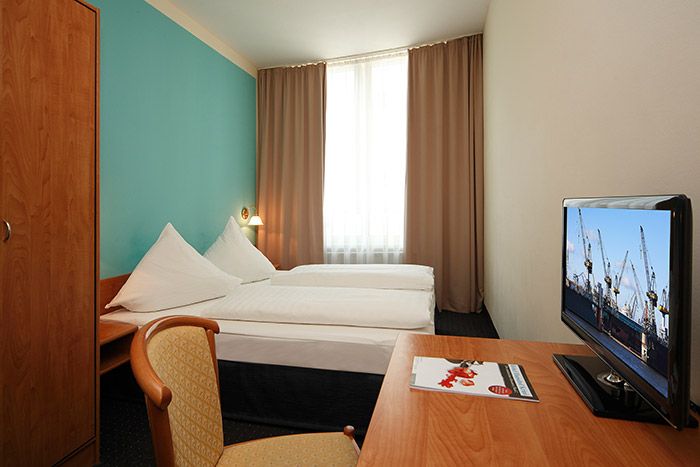 هوتل هانسيهوف - هامبورغ - غرفة نوم